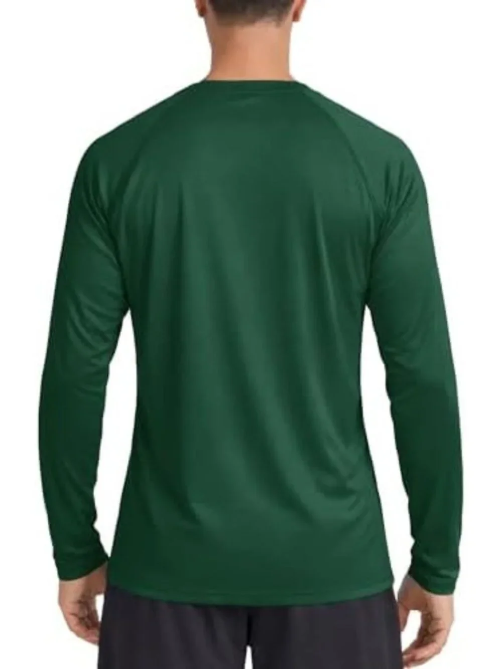 Men's UPF 50+ Sun Protection Long Sleeve Quick Dry Swim T-Shirt Rash Guard